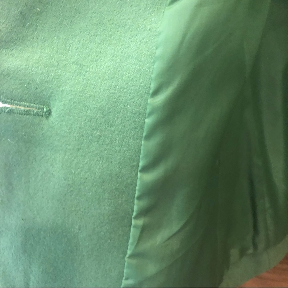 Vintage/ Merona Green Wool Blend/ Jacket/ S - Picture 8 of 8